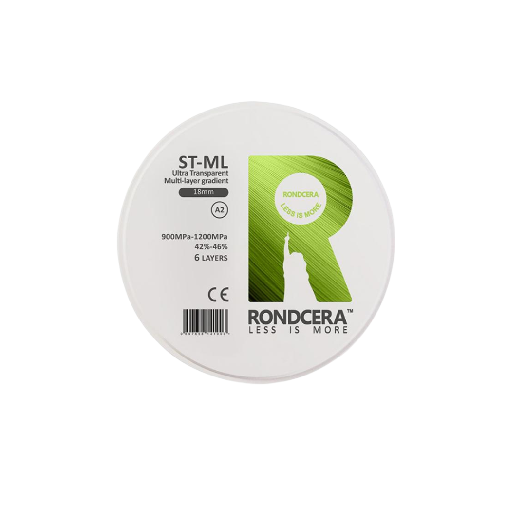 Rondcera zirconia block ST_ML
