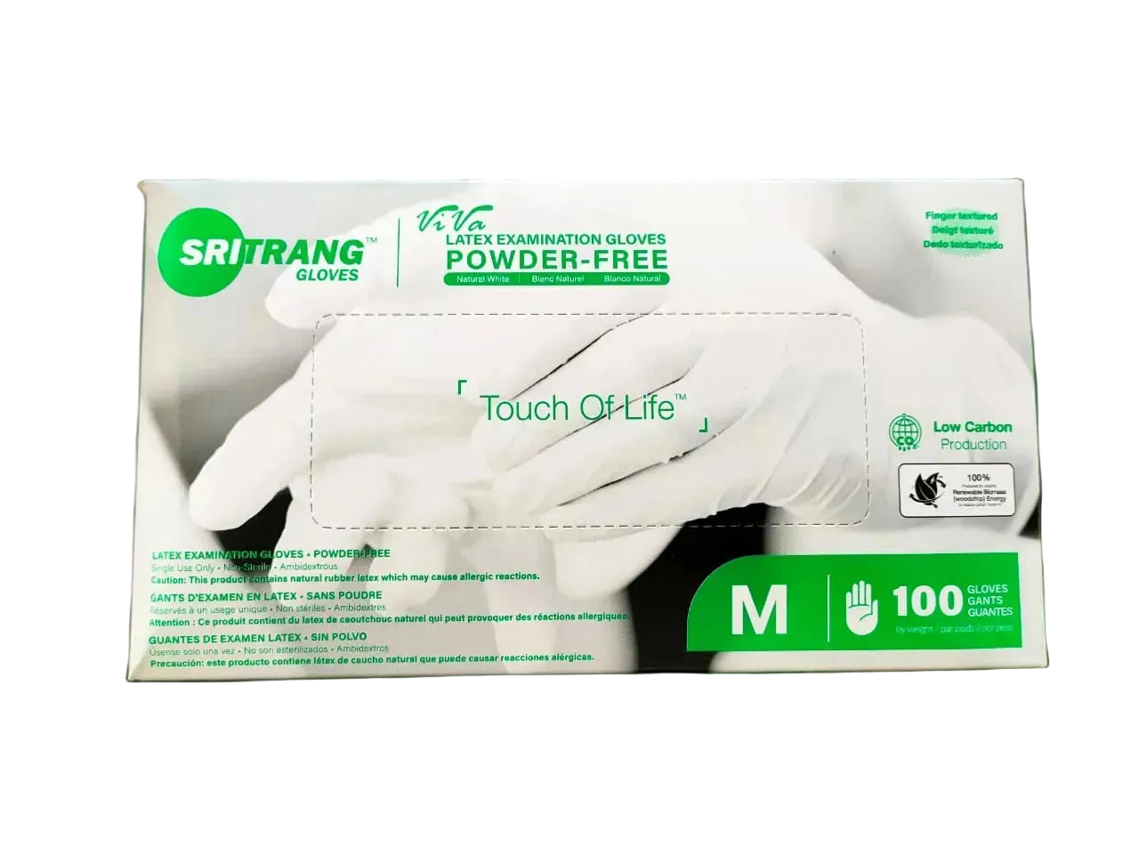 SriTrang ViVa Latex Examination Gloves