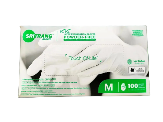 SriTrang ViVa Latex Examination Gloves